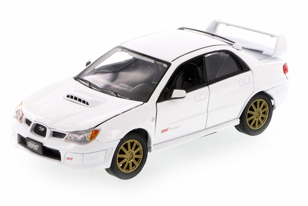 Subaru Impreza WRX Hard Top, White - Showcasts 73330WT - 1/24 scale Diecast Model Toy Car