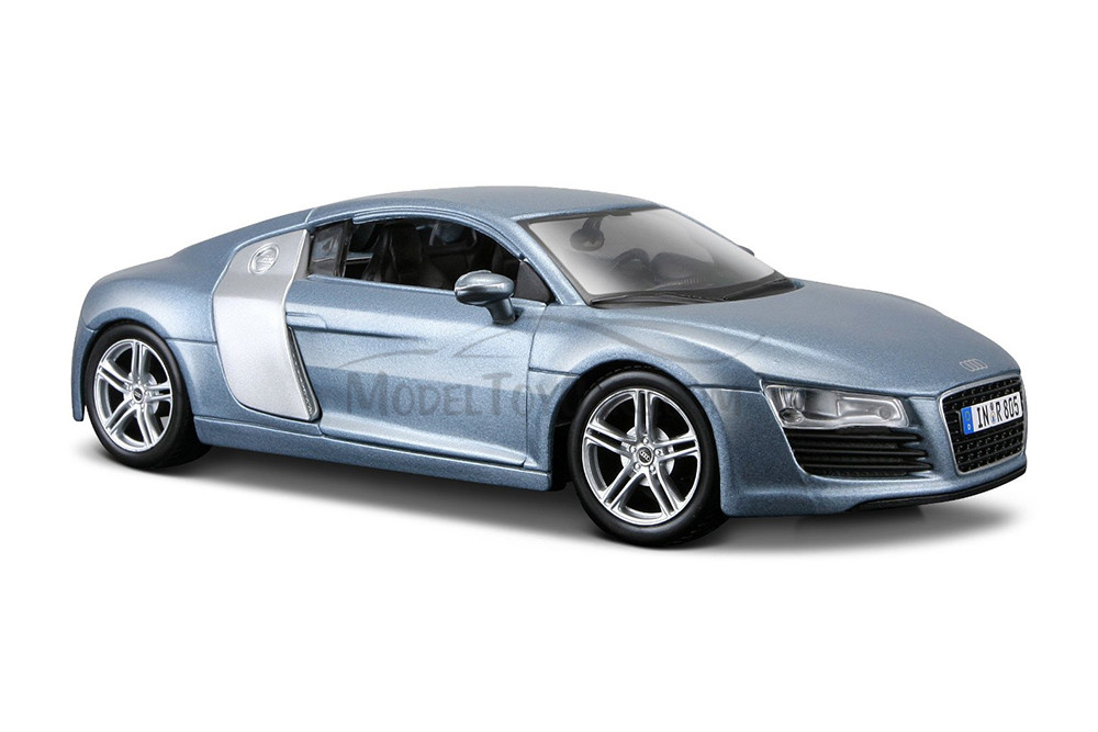 Audi R8 Hard Top, Metallic Blue - Maisto 31281BU - 1/24 Scale