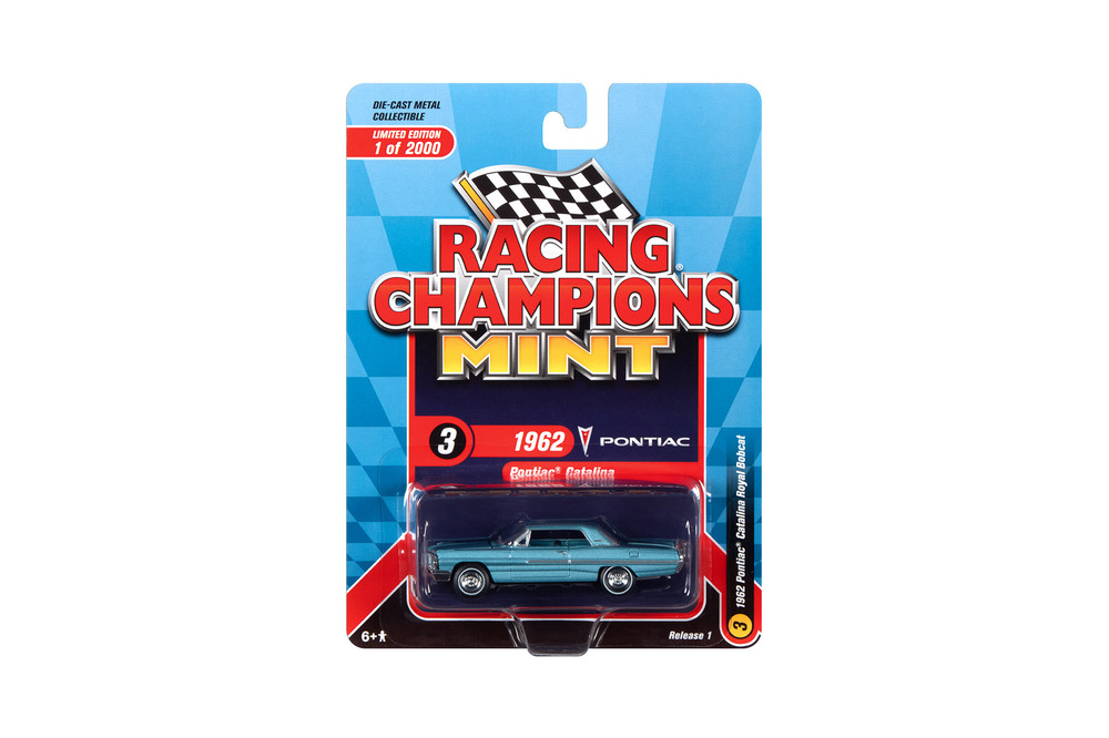 1962 Pontiac Catalina, Aquamarine Poly Blue - RC2 RC012/48 - 1/64