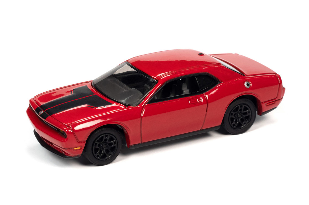 2010 Dodge Challenger R/T , Red - Johnny Lightning JLCG023/48A - 1