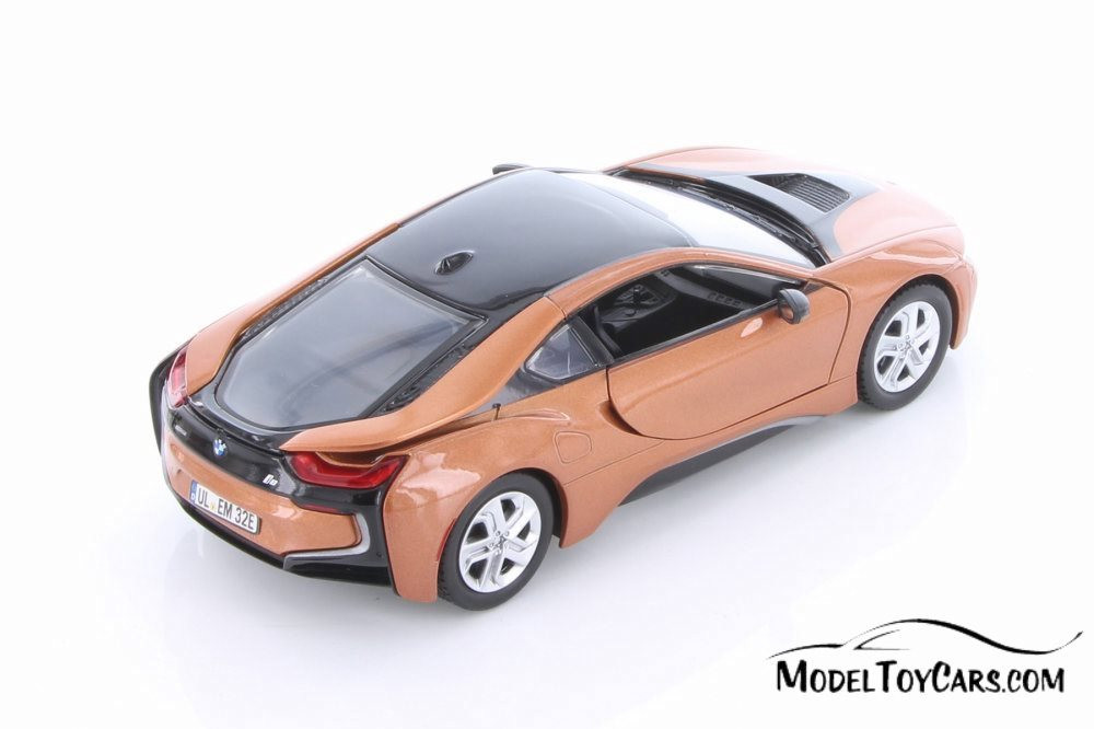 2018 BMW i8 Coupe, Copper - Showcasts 79359/16D - 1/24 scale Diecast Model Toy Car