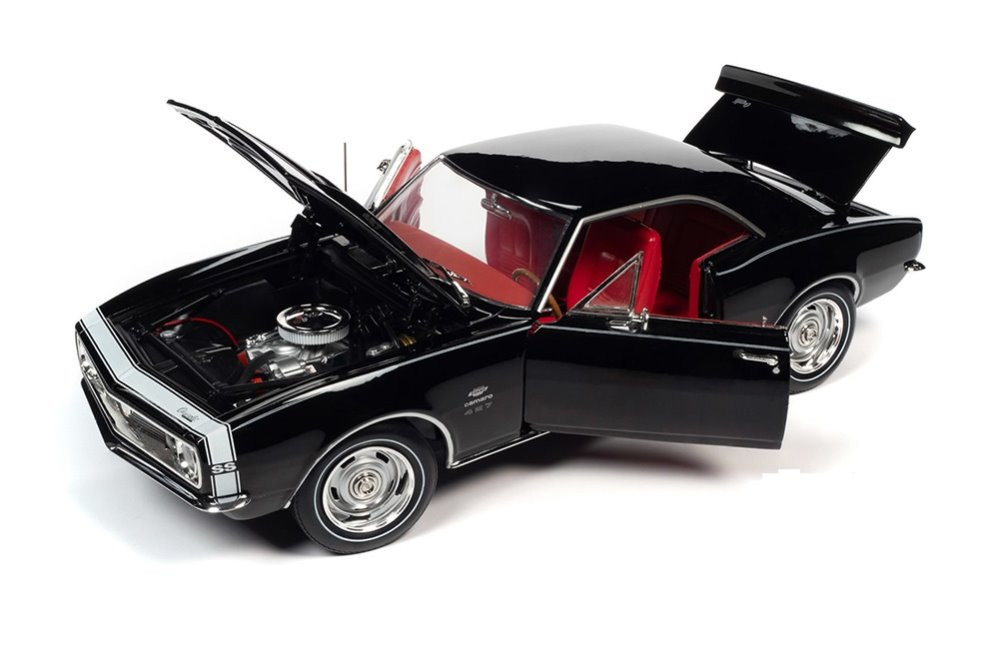 Yenko 1967 Chevy Camaro SS 427, Tuxedo Black - Auto World AMM1247 - 1/18 scale Diecast Model Toy Car
