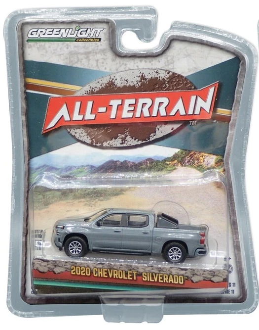 Greenlight 1:64 Chevrolet Silverado 1500 2020 Grigia - Blue Collar 13 - Collezione