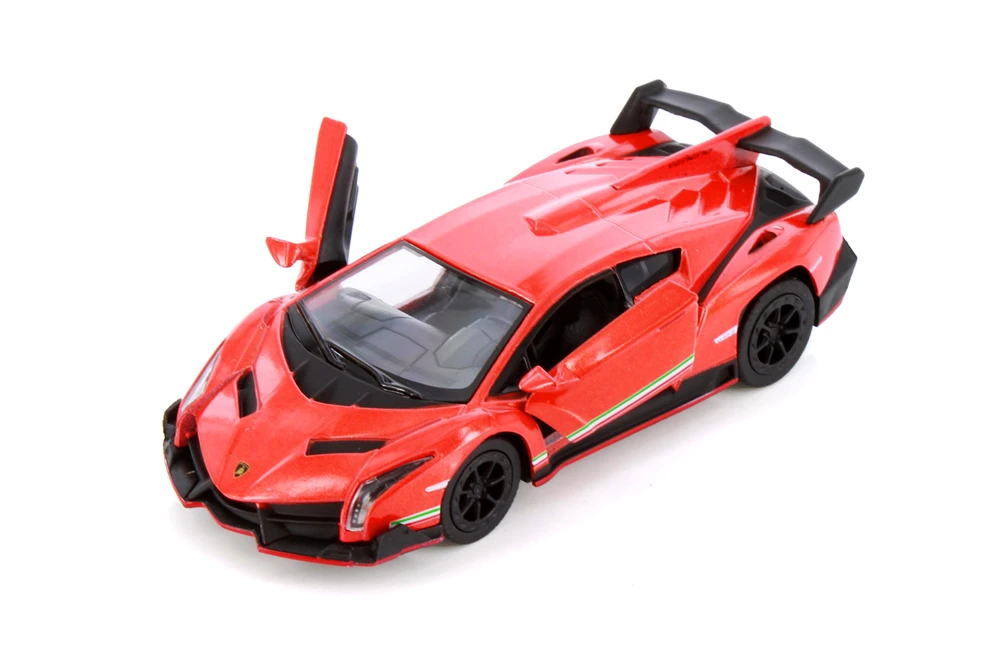 Lamborghini Veneno, Orange - Kinsmart 5367D - 1/36 scale Diecast Car (Brand New, but NOT IN BOX)