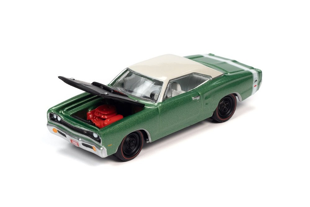 Johnny Lightning Mopar Or No Car 1969 Dodge Coronet R//T Green E1133