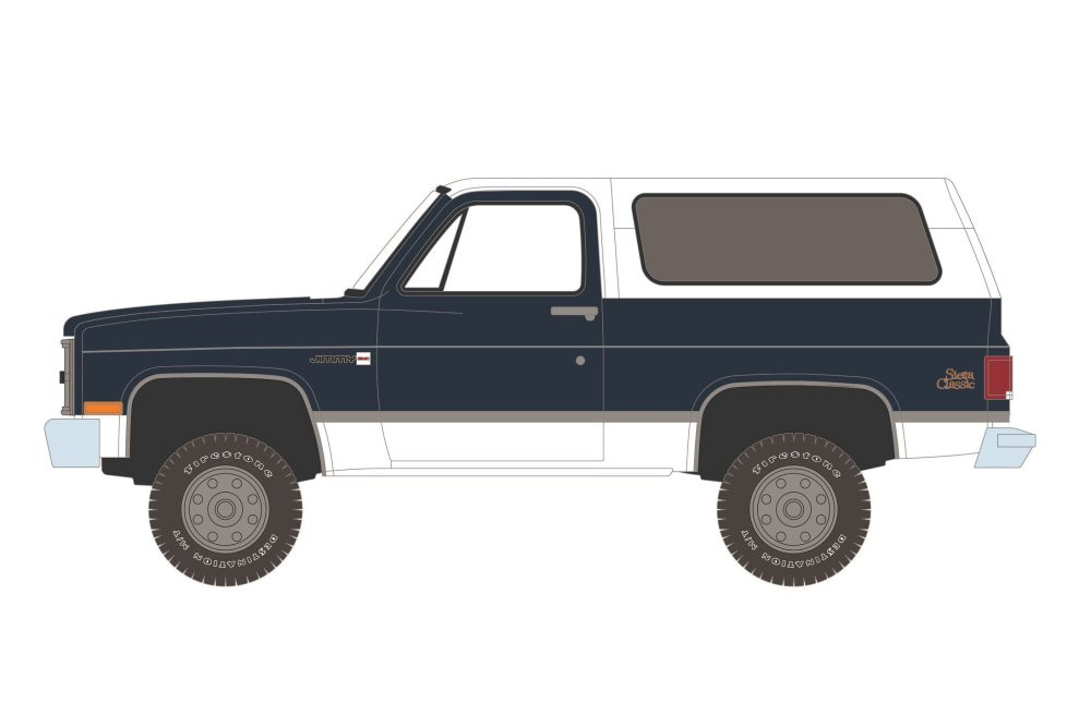 1987 GMC Jimmy Sierra Classic, Dark Blue - Greenlight 35190C/48 ...