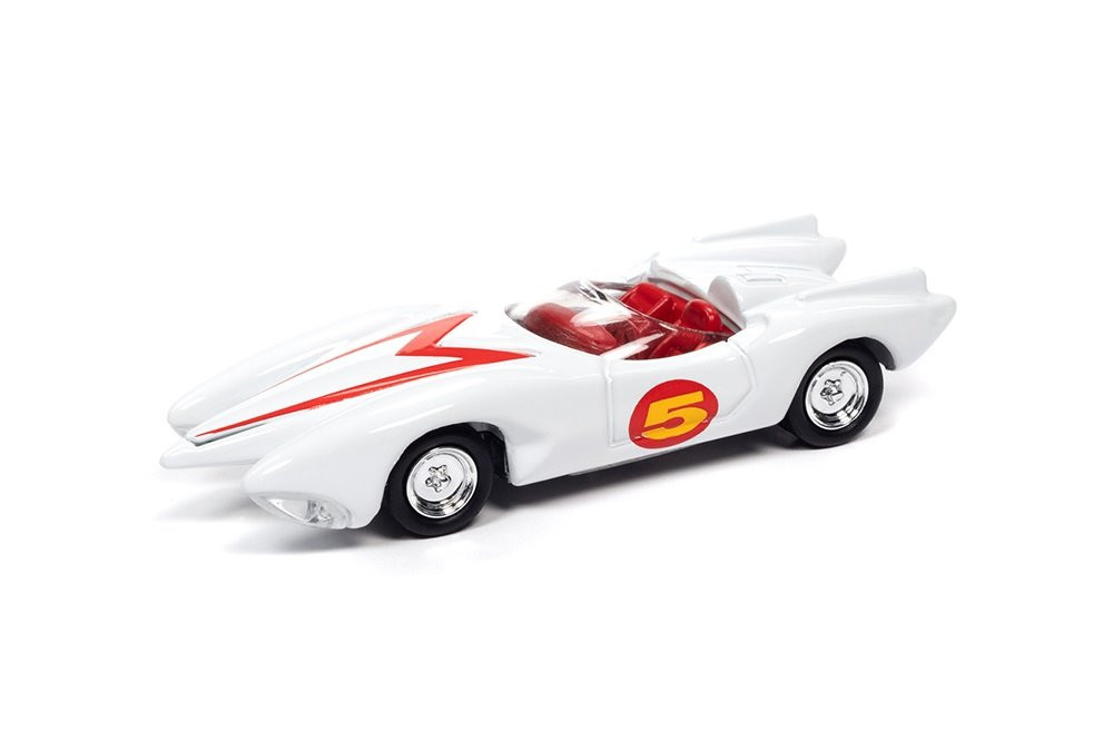 Speed Racer Mach 5 w/Tin, Speed Racer Johnny Lightning JLDR015/24 1