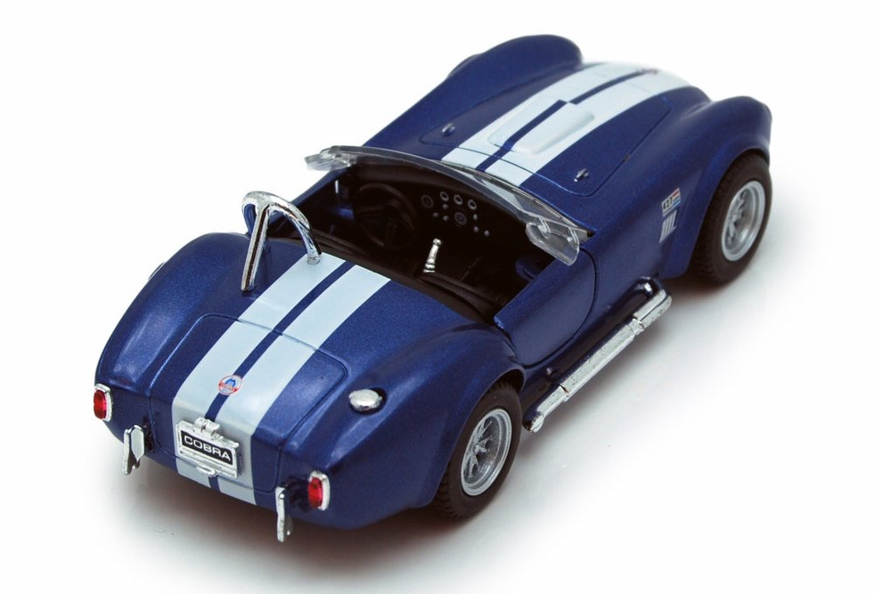 1965 Shelby Cobra 427 S/C Convertible, Blue - Kinsmart 5322/4D - 1/32 Diecast Car (New, but NO BOX)
