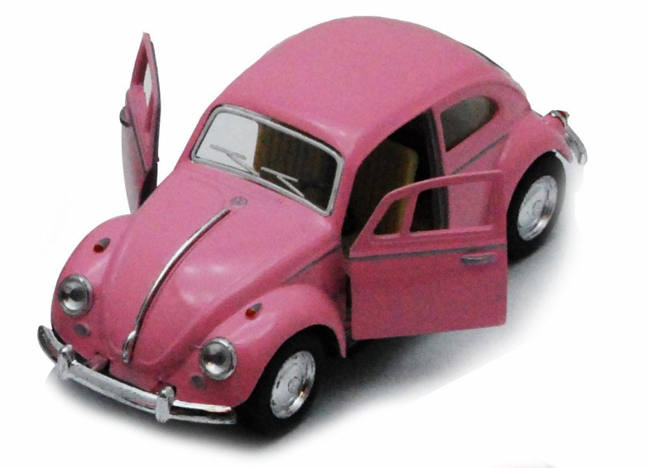 1967 Volkswagen Classical Beetle, Pink - Kinsmart 5375PK - 1/32 scale  Diecast Car (New, but NO BOX)