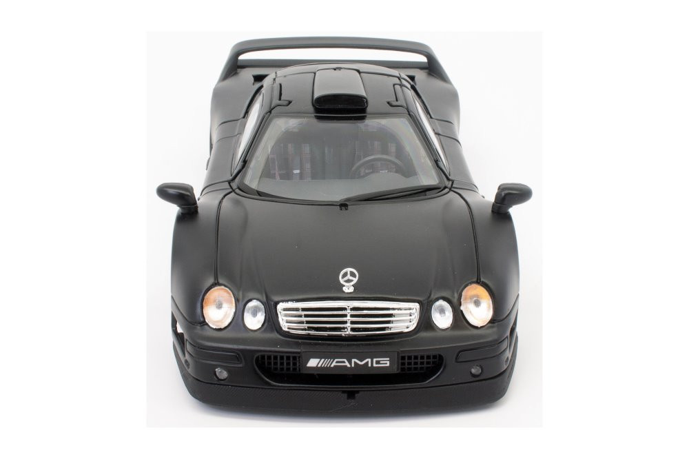 Mercedes-Benz CLK-GTR (Street Version), Matte Black - Maisto 31849BK - 1/18 scale Diecast Model Toy Car