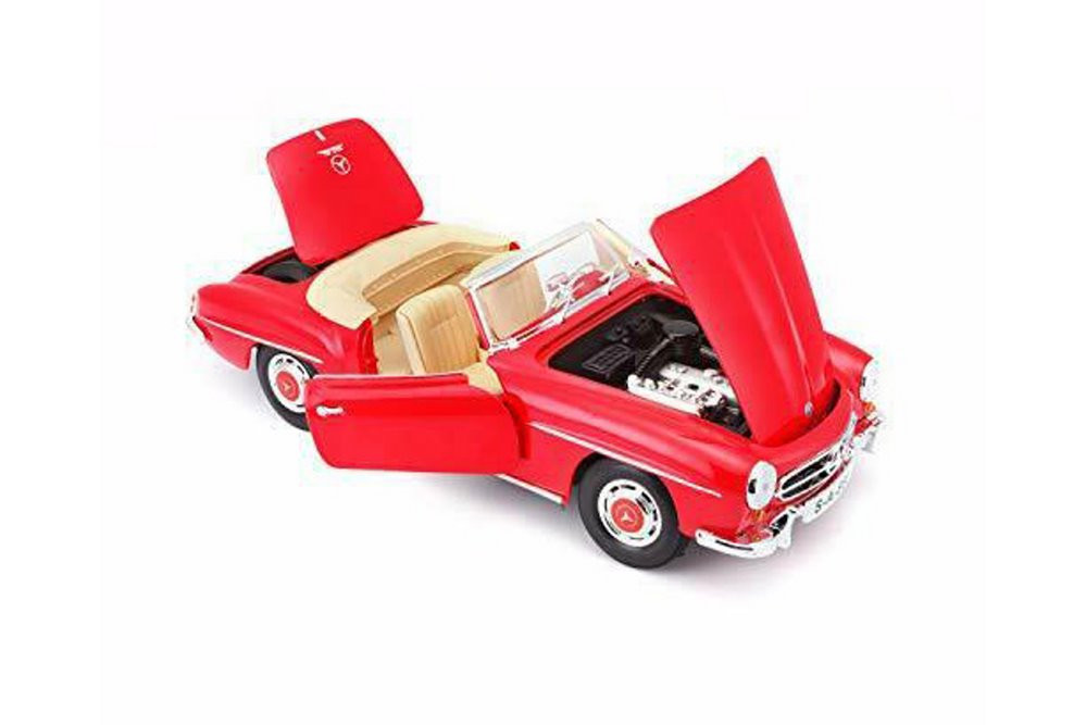 1955 Mercedes-Benz 190SL Convertible, Red - Maisto 31824R