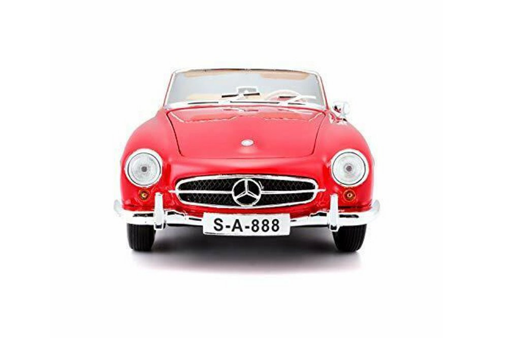 1955 Mercedes-Benz 190SL Convertible, Red - Maisto 31824R - 1/18