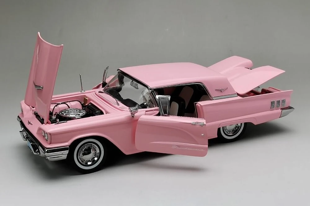 1960 Ford  Thunderbird, Pink - Sun Star 4308 - 1/18 scale Diecast Model Toy Car