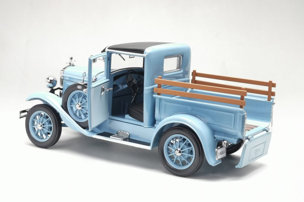 1931 Ford Model A Pick Up, Hessian Blue - Sun Star 6117 - 1/18 scale Diecast Model Toy Car