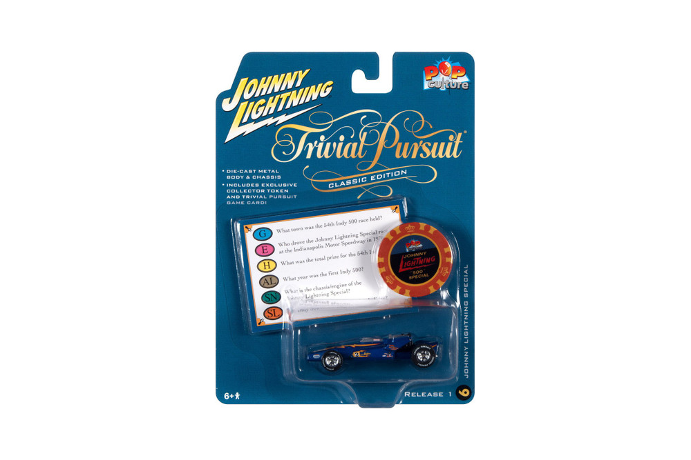 Johnny Lightning Indy 500 Special with Poker Chip (Collector Token