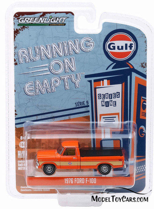 1976 Ford F-100 Pickup Truck, Gulf Oil - Greenlight 41090E/48 - 1
