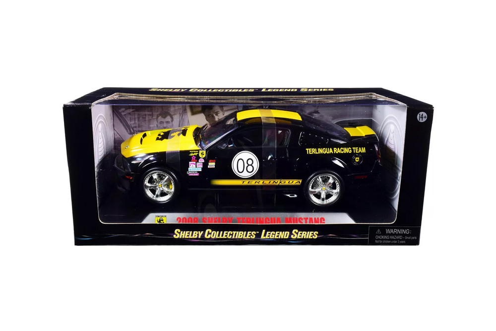 2008 Ford Shelby Mustang #08 Terlingua Racing Team SC296BK - 1/18 scale Diecast Model Toy Car