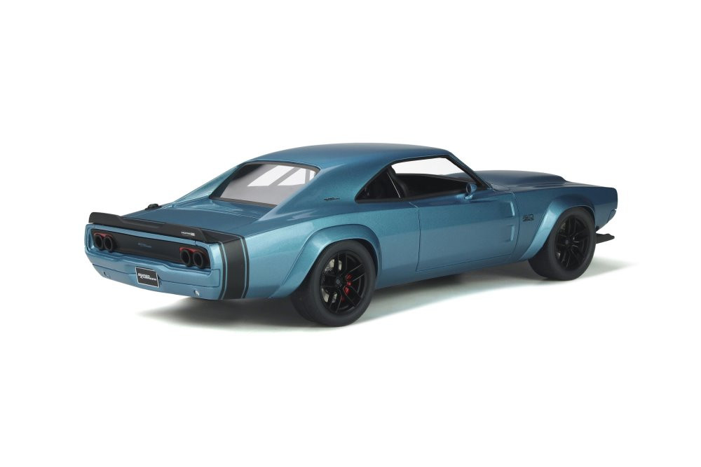 1968 Dodge Super Charger Concept Hardtop, Blue Poly - GT Spirit