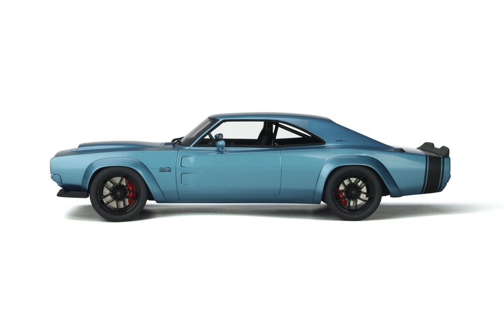 1968 Dodge Super Charger Concept Hardtop, Blue Poly - GT Spirit
