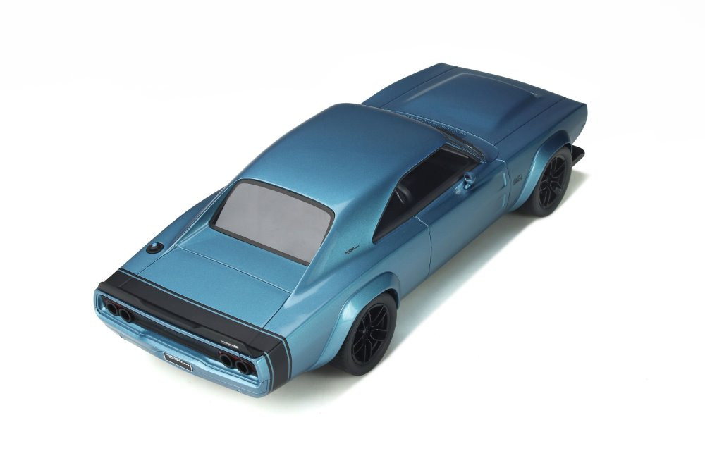 1968 Dodge Super Charger Concept Hardtop, Blue Poly - GT Spirit