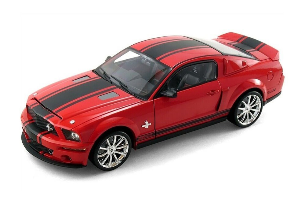 2008 Ford Shelby Mustang GT500 Super Snake, Red with Black