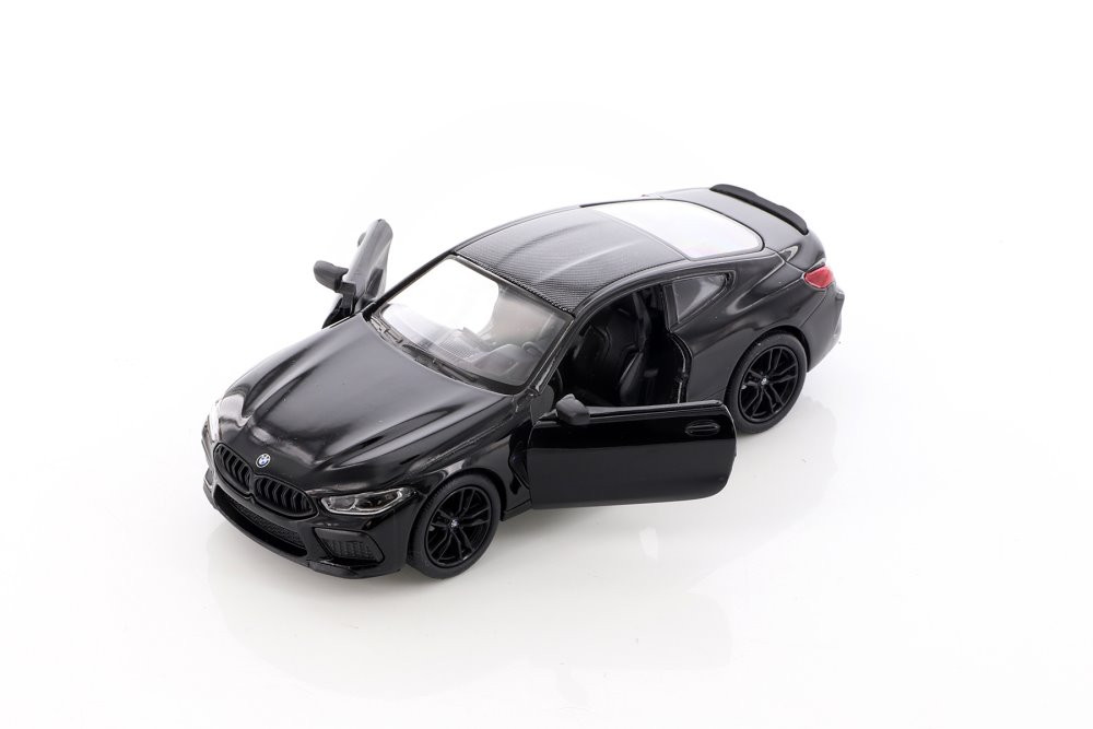 BMW M8 Competition Coupe, Black - Kinsmart 5425D - 1/38 scale Diecast Model  Toy Car