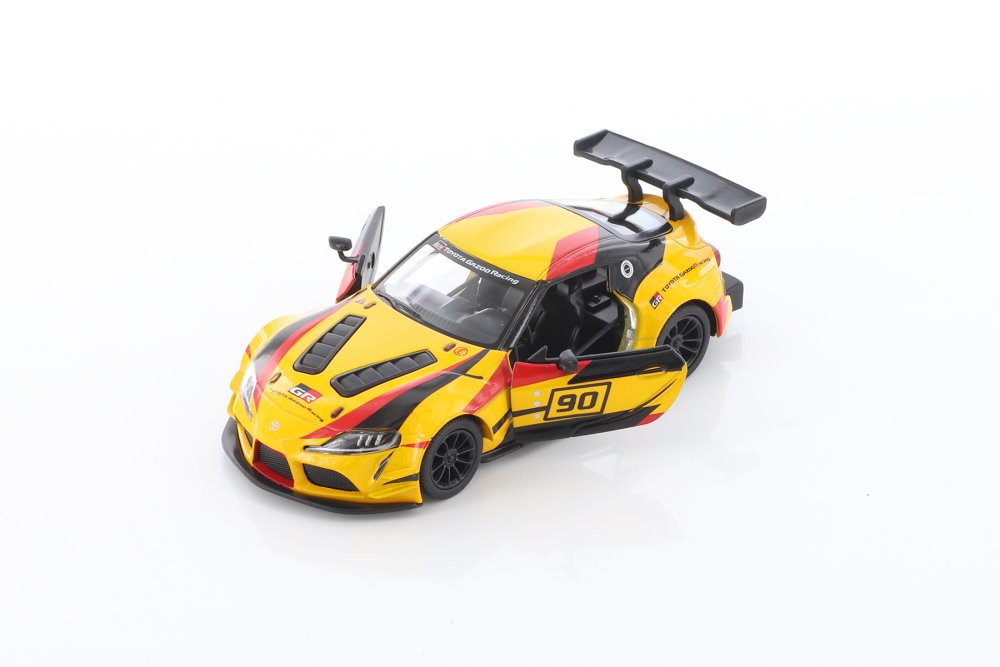 Toyota GR Supra Racing Concept Hardtop with Decals, Yellow