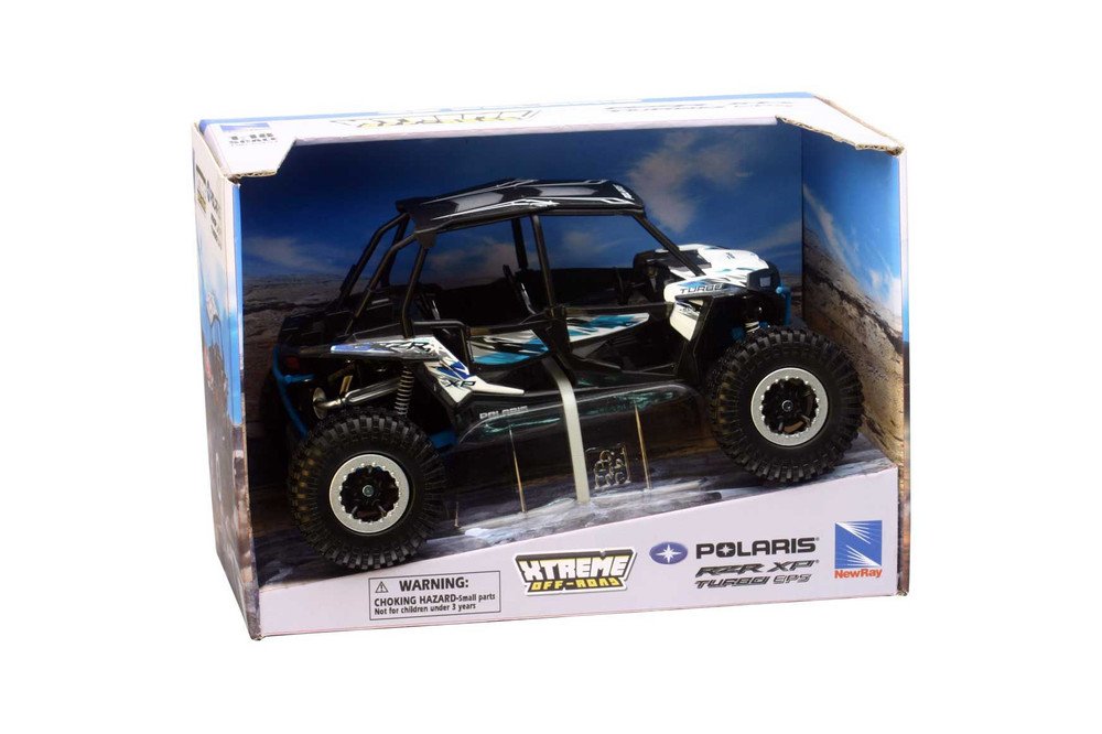 Polaris RZR XP 4 Turbo EPS Rock Crawler, White - New Ray 57976A