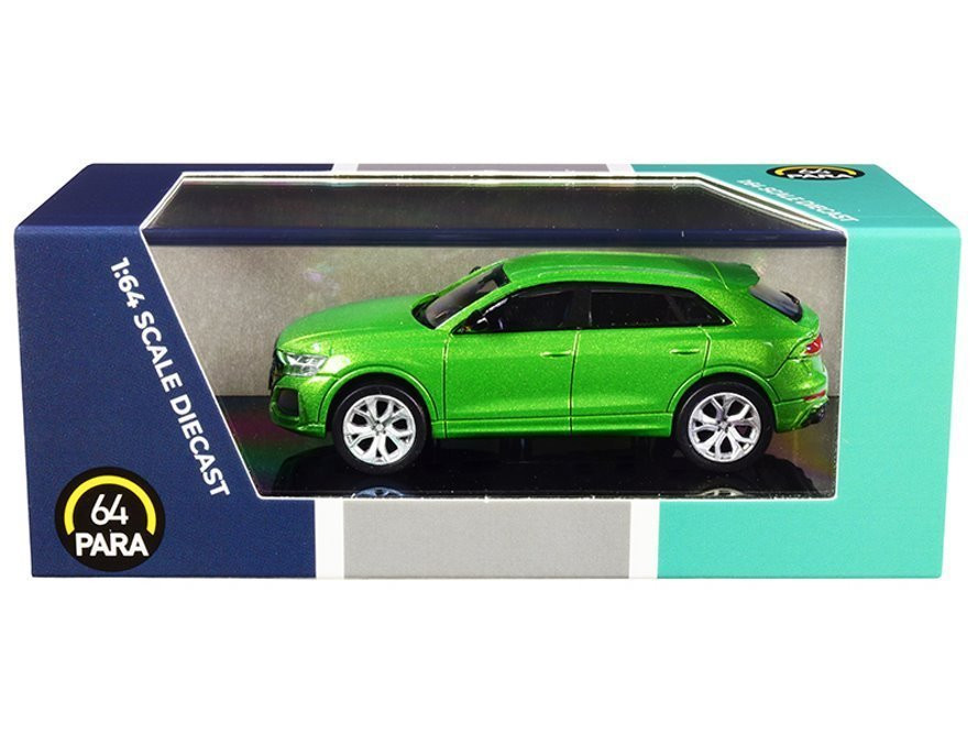 Audi RS Q8 LHD Hardtop, Java Green - Paragon PA55171GN - 1/64 scale Diecast Model Toy Car