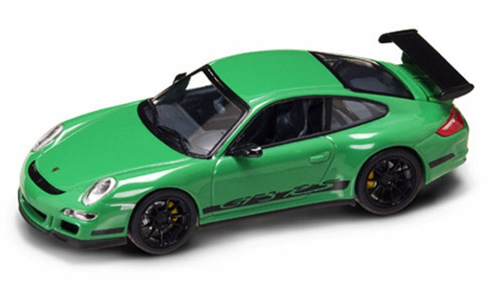 Porsche 997 GT3 RS, Green - Yatming 43204 - 1/43 Scale Diecast