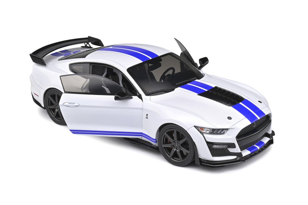 2020 Ford Mustang GT500 Fast Track, Oxford White - Solido S1805904 - 1/18 scale Diecast Car