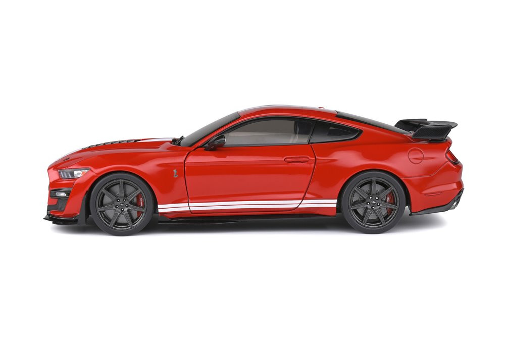 2020 Ford Mustang GT500 Fast Track, Racing Red - Solido S1805903 - 1/18 scale Diecast Model Toy Car
