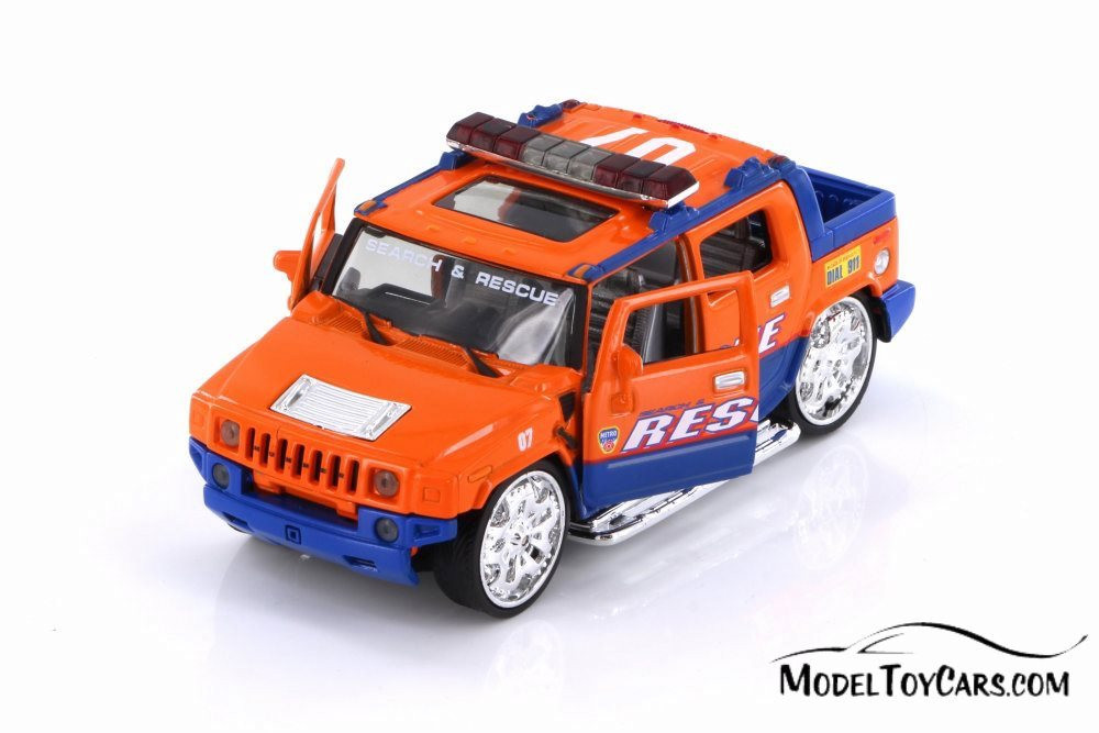 Hummer H2 SUT, Orange - Phoenix 58005D - 1/35 scale Diecast Model Toy Car