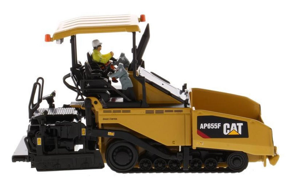 Caterpillar AP655F Tracked Asphalt Paver with Operator, Yellow
