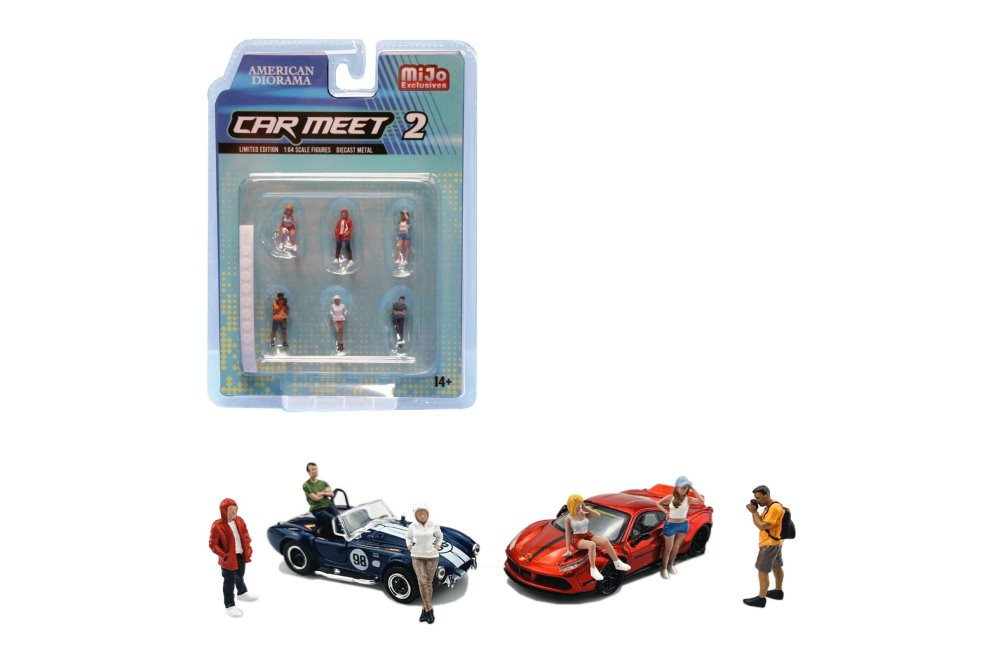 アメリカンジオラマ　カーミート2　1/64スケール　フィギュア Amazon.co.jp: アメリカン ジオラマ 1/64 フィギア カーミート4