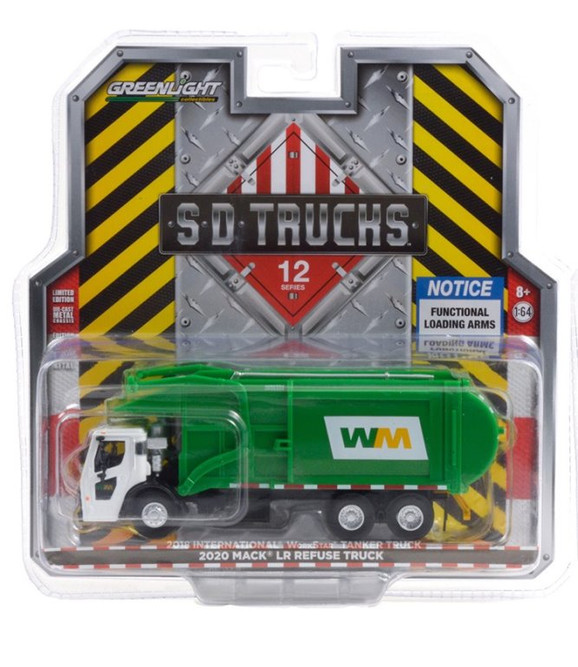 マック　LR　リフューズ・トラック Waste Management 2020 Mack LR Refuse Garbage Truck, White