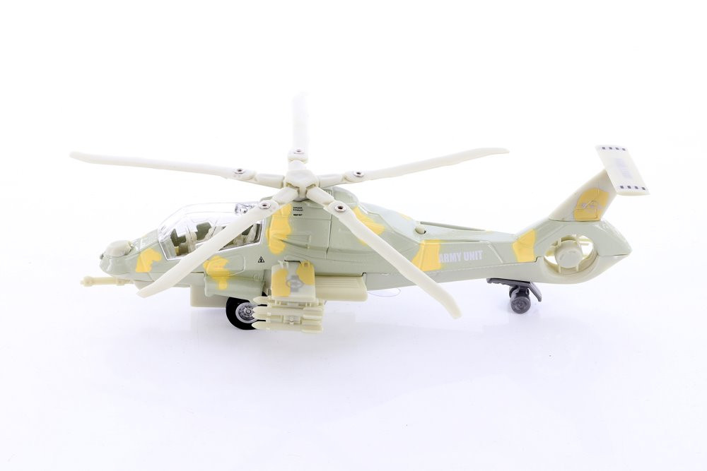 Stealth Copter with Light & Sounds, Cream/Ivory - ModelToyCars SL362/2DB - Diecast Toy Helicopter
