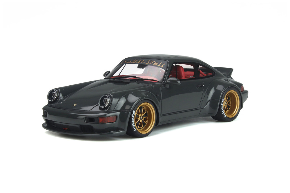 Porsche RWB Body Kit, Bourgogne Gray - GT Spirit GT816 - 1/18 scale Resin Model Toy Car