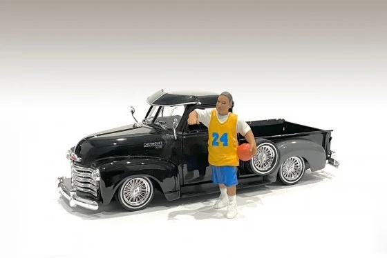 Lowriderz Figure II, Yellow and Blue - American Diorama 76275 - 1/18 Figurine - Diorama Accessory