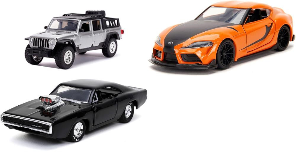 Fast & Furious 9 Fast Saga F9 Diecast Car Package - Three 1/32
