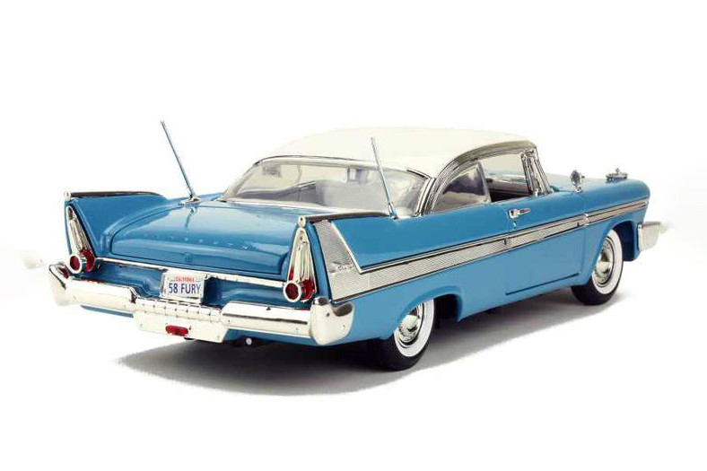 1958 Plymouth Fury, Light Blue - Motor Max 73115AC/BU - 1/18 scale