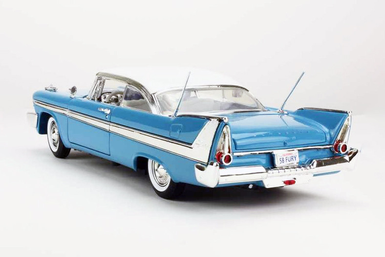 1958 Plymouth Fury, Light Blue - Motor Max 73115AC/BU - 1/18 scale