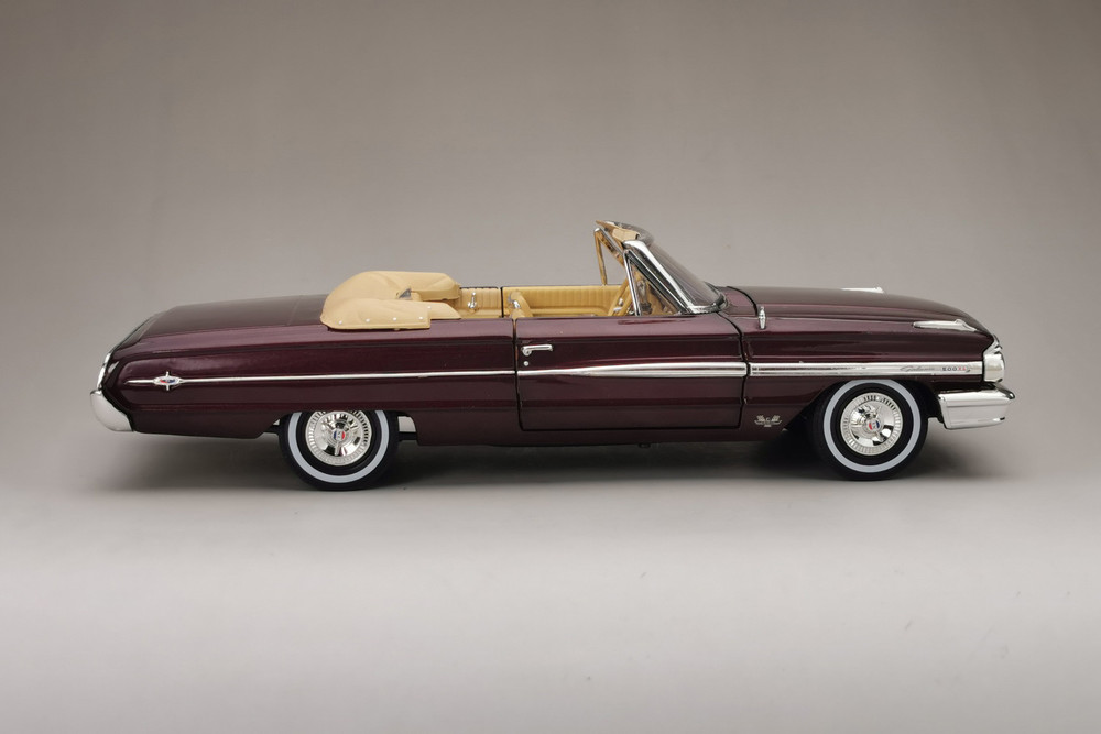 1964 Ford Galaxie 500/XL Open Convertible, Vintage Burgundy
