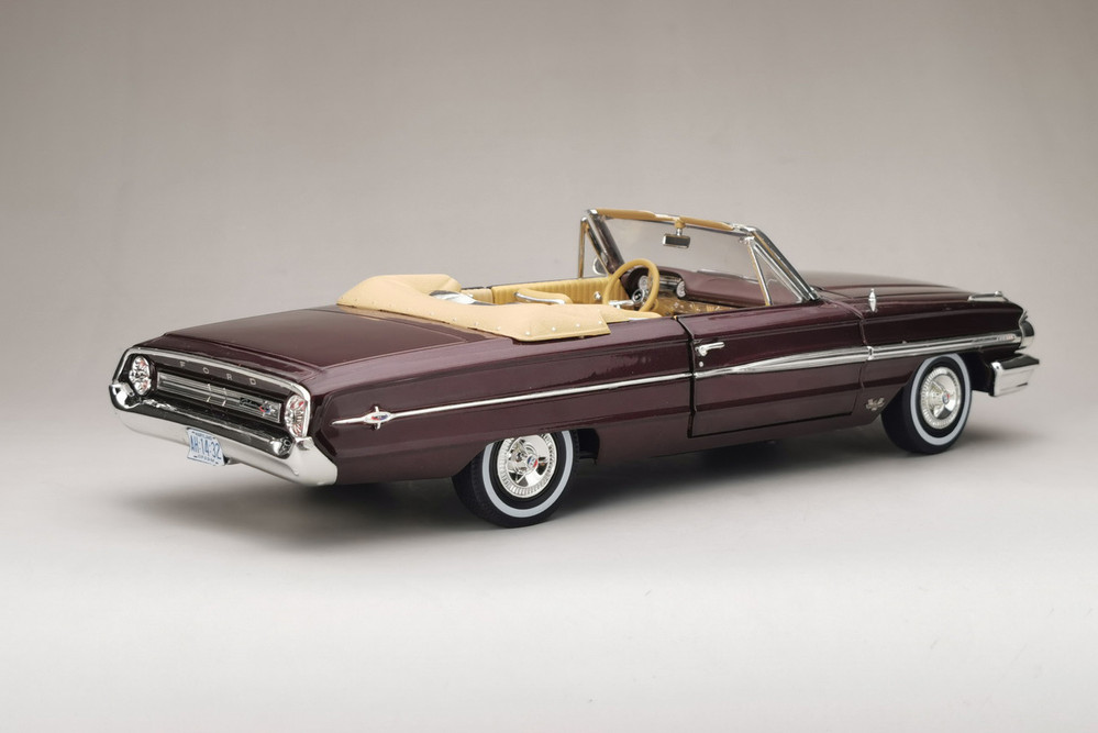 1964 Ford Galaxie 500/XL Open Convertible, Vintage Burgundy