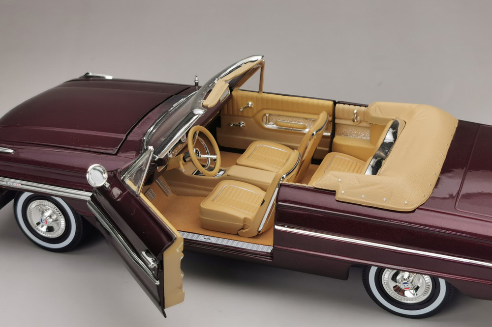 1964 Ford Galaxie 500/XL Open Convertible, Vintage Burgundy