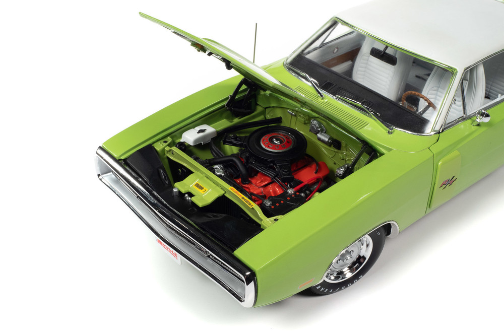 1970 Dodge Charger, FJ5 Sublime Green - Auto World AMM1249 - 1/18 scale Diecast Model Toy Car