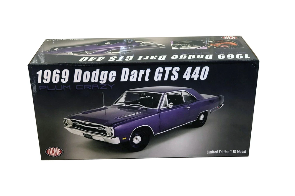 1969 Dodge Dart GTS 440 Vinyl Top, Plum Crazy Purple - Acme