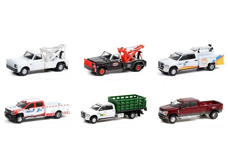 Greenlight Dually Drivers Series 7 Diecast Car Set - Box of 6