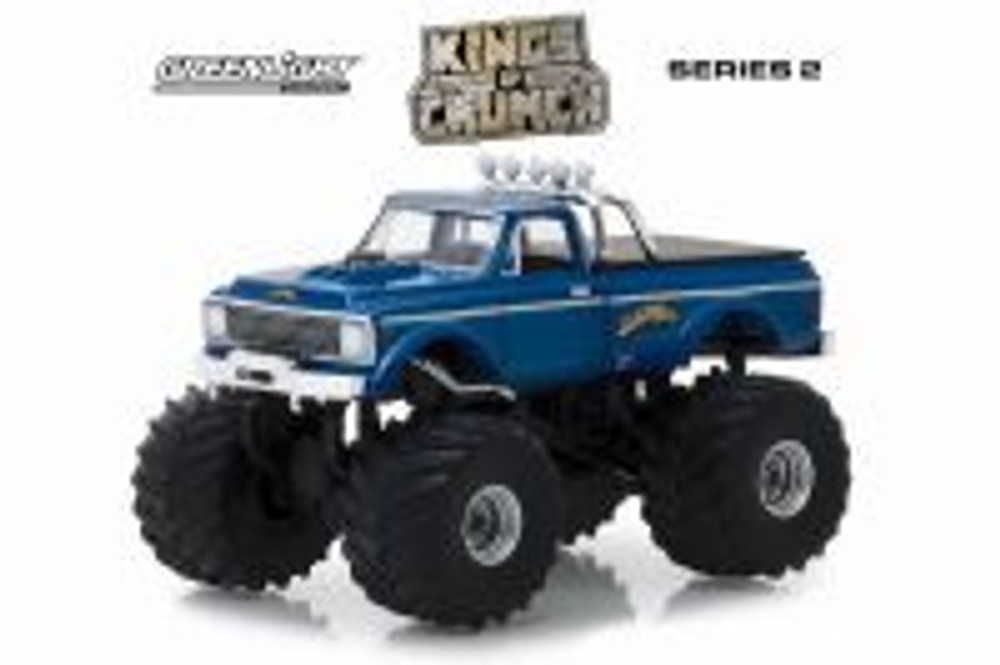 1970 Chevy K-10 Monster Truck, USA-1 - Greenlight 49020B/48 - 1/64 Scale Diecast Model Toy Car