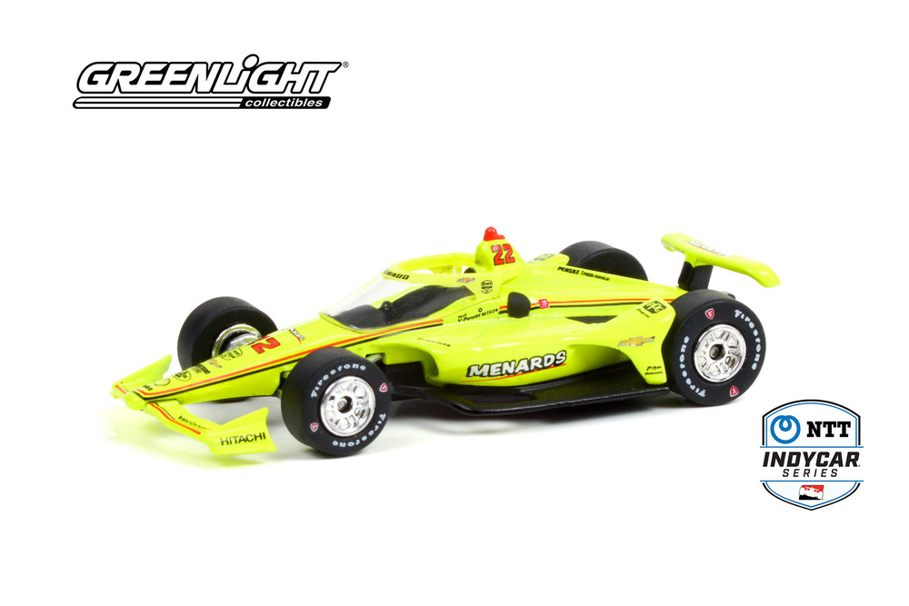 Menards 2021 Dallara IndyCar, #22 Simon Pagenaud - Greenlight